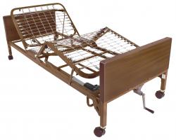 Semi electric hospital bed